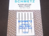 NEEDLE SCHMETZ BALL POINT SIZES 70-80-90 SOLD 5 PER CARD HANG SELL